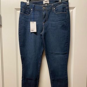 Verdugo Transcend Mid-Rise Ankle Skinny Jeans